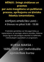 Profesionāli virsbūves pulēšanas kursi